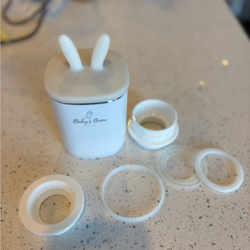 White Portable Bottle Warmer